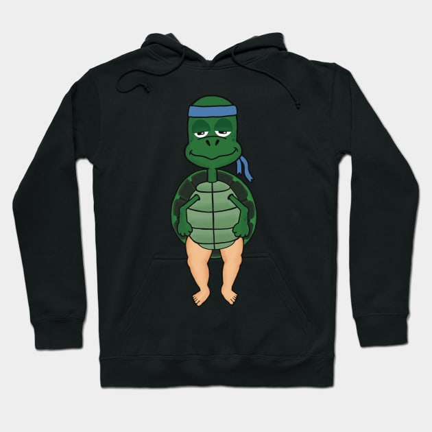 Turtle Time #BabyLegs Hoodie by Joel Plus